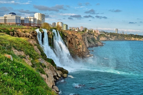 Side: Antalya City, Waterfalls, & Boat & Tunektepe Cable Waterfalls, And Boat ( No Cable Car )