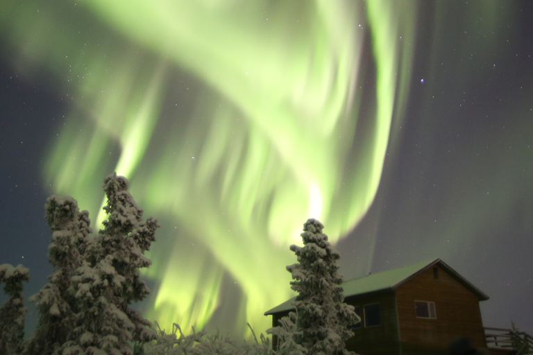 Fairbanks : lodge d'observation des aurores boréales