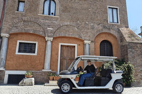 Rome: Private Golf Cart Tour with Driver 2,5 h - Private Panoramic Golf Cart Tour - 2 people