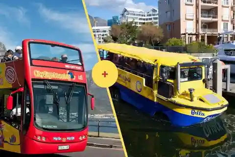 Cape Town: Bus & Amphibious Duck Tour Combo Ticket