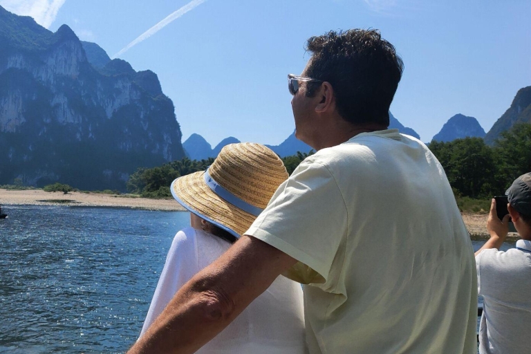 Li-River Cruise Boat Ticket with Optional Guided Service 4 star boat ticket + one way transfer to the river pier