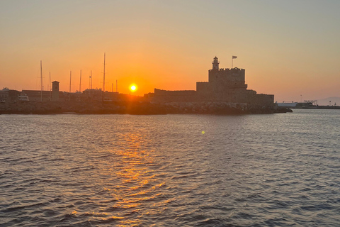 Rhodes, Greece: Rhodes Golden Hour Yacht Experience