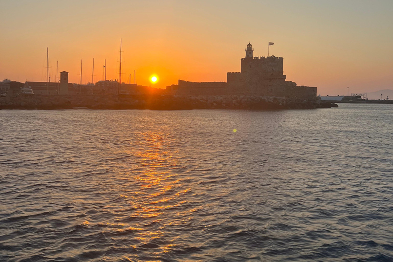 Rhodes, Greece: Rhodes Golden Hour Yacht Experience
