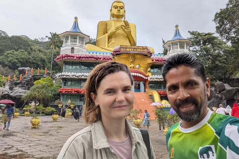 Kandy: Dambulla Cave Temple, Pidurangala, & Safari Tour