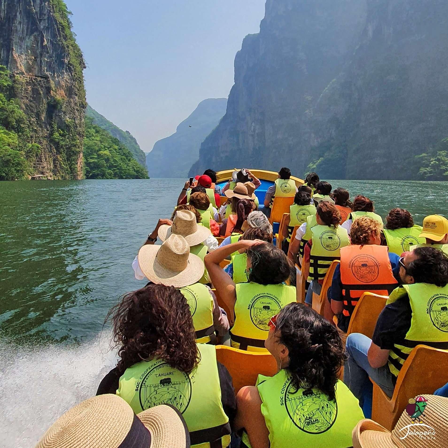 Ausflug durch den Cañón del Sumidero, nach Chiapa de Corzo und zu den Aussichtspunkten