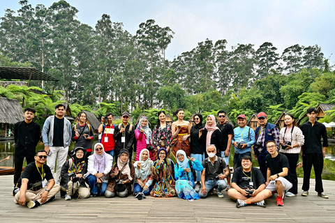 Jakarta: Bandung Waterfall, Dusun Bambu & Tea Tour From Jakarta : Private Bandung Tour