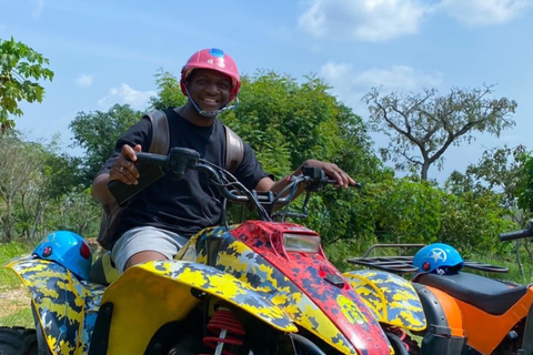 From Accra: ATV, Aburi Gardens, & Waterfalls Trip with Lunch
