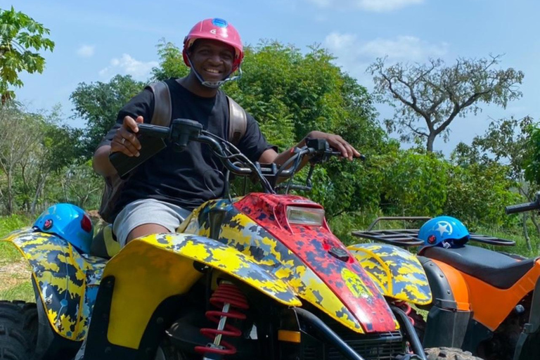 From Accra: ATV, Aburi Gardens, & Waterfalls Trip with Lunch