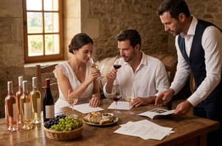 Weinprobe & -auswahl für Hochzeiten in der Provence