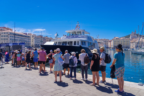 Marseille: Guided Walking Tour with Boat Trip to if Castle FRENCH Guided Walking Tour with Boat & entrance to Castle