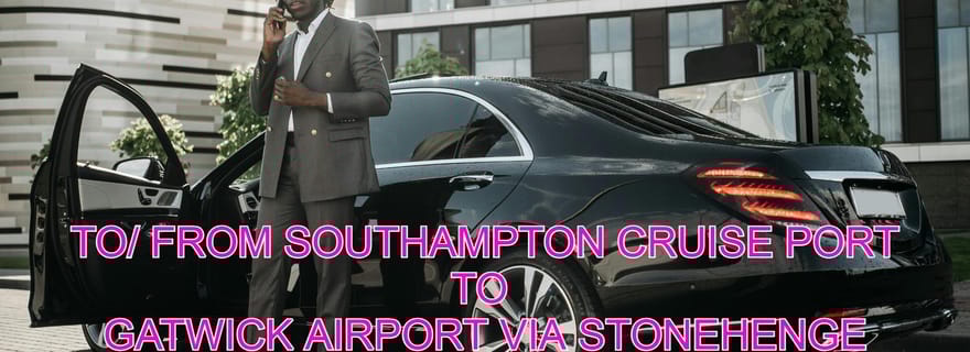 De Southampton Cruise Port à Gatwick via Stonehenge