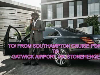 Hacia/desde el puerto de cruceros de Southampton a Gatwick vía Stonehenge