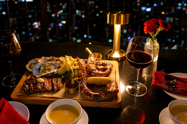 Da Nang: Panoramic Rooftop Dinner & Dragon Bridge Fire Show Dragon’s Flame Romance: Wine & Best View