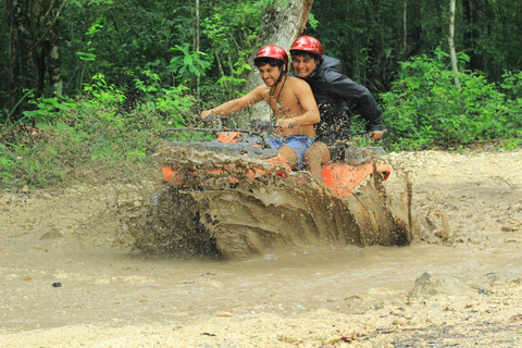 Cenote Route: Horseback Ride, Cenote Swim, Zipline, ATV Tour SINGLE ATV + Cenote + Zipline + Horseback Ride + Lunch
