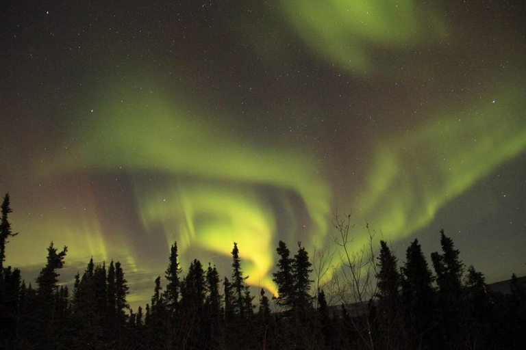 Fairbanks : lodge d'observation des aurores boréales