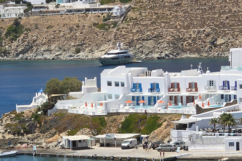 Tour particular de 4 horas pela ilha de Mykonos em microônibus de luxo