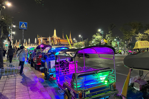 Passeio noturno em Bangcoc: Comida, templo e Tuk-Tuk