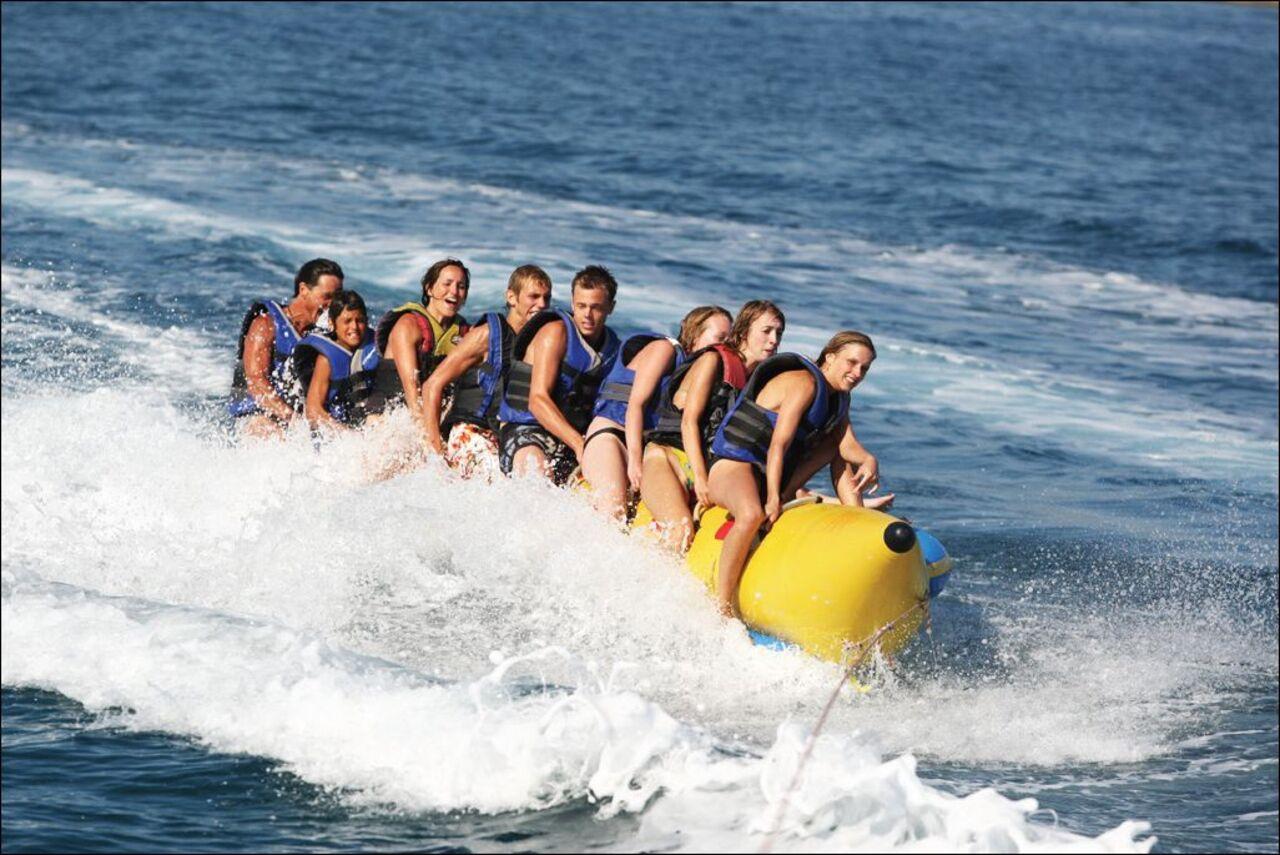Rethymno-Stadt: Bananenboot-Wassersport-Erlebnis