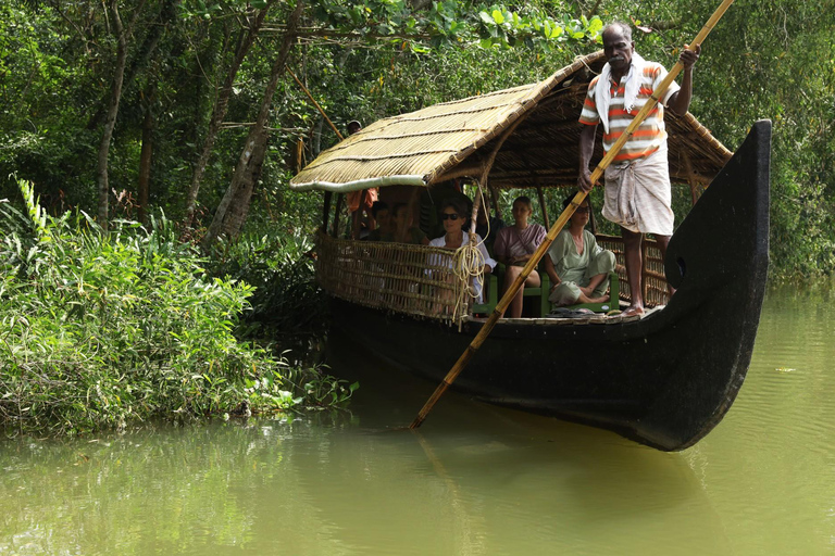 Kerala: Backwater Village Punting Boat Cruise with Lunch