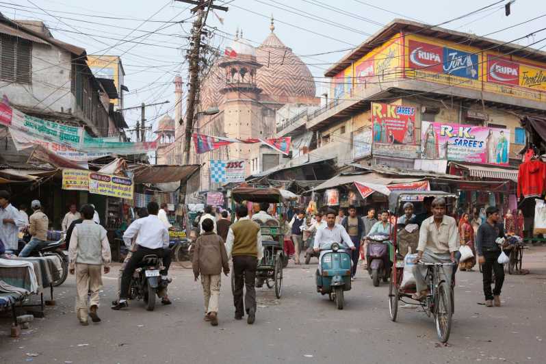 Agra: Oude Stad & Straatmaaltijd Tour met Optionele Vechicle
