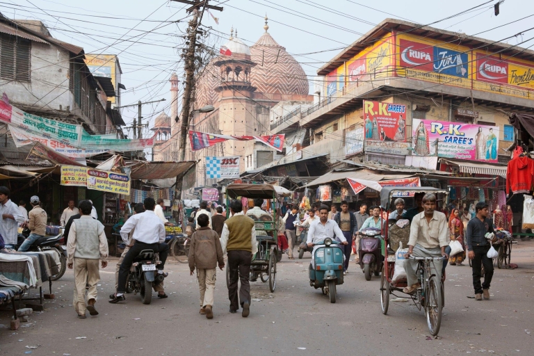 Agra: Altstadt & Street Food Tour mit optionalem FahrzeugAltstadttour, Street Food, Reiseleiter mit Motorrad