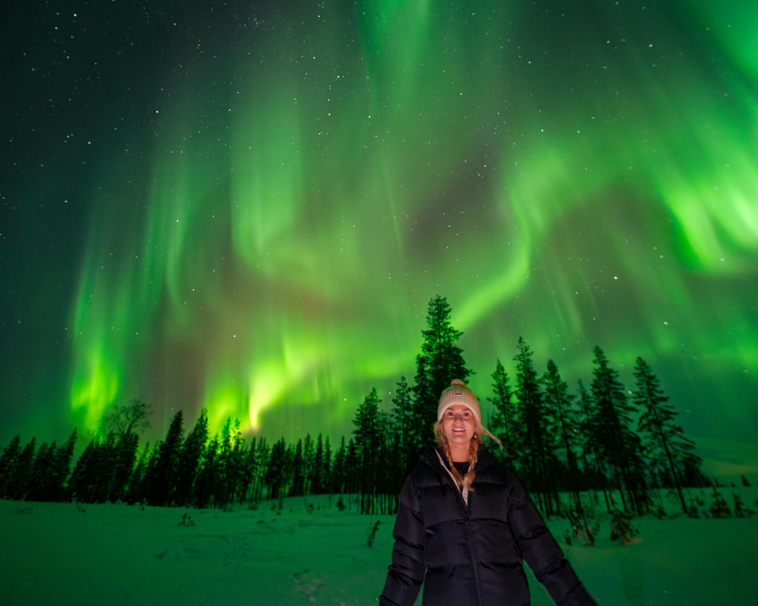 Rovaniemi: Insider-Tour mit garantierter Nordlichtbeobachtung + Fotos