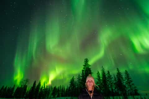 Rovaniemi: Insider-Tour mit garantierter Nordlichtbeobachtung + Fotos