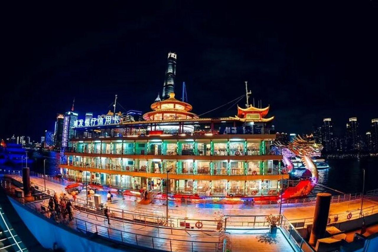 Shanghai Huangpu River Evening Cruise Ticket with Dinner