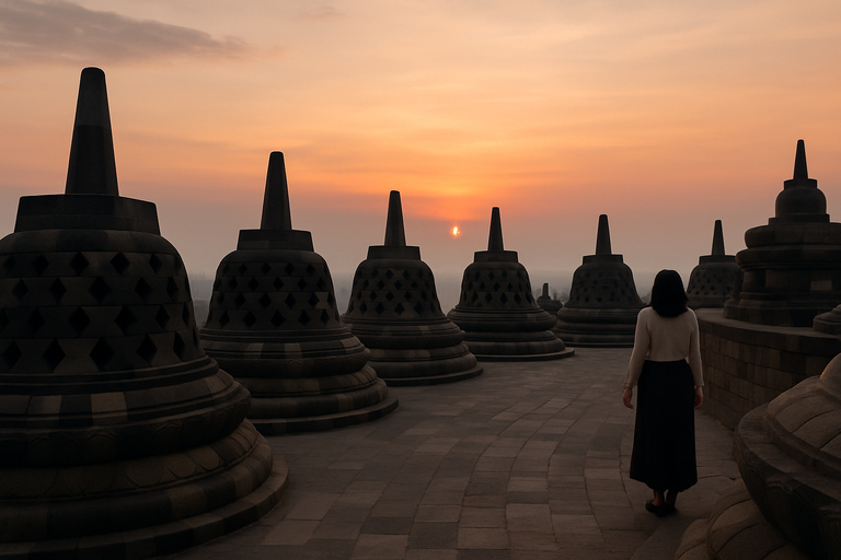 Yogyakarta: VIP Borobudur Temple Sunrise Tour with Breakfast PRIVATE ALL INCLUDE VIP SUNRISE BOROBUDUR WITH BREAKFAST