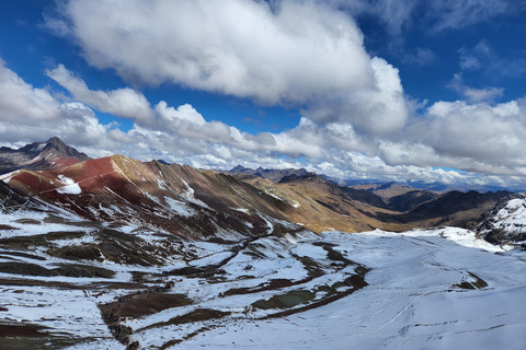 From Cusco: Full Day tour to Rainbow mountain and Red Valley