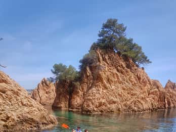 Barcelona: Vandring, kajakkpadling og bading i lagunen på Costa Brava