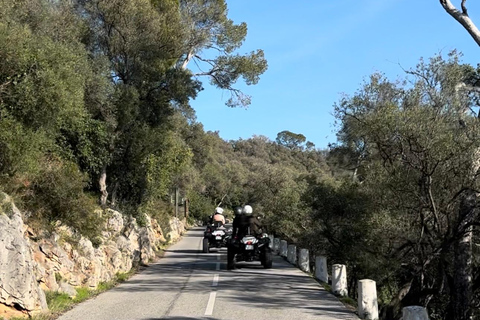 NICE MED ELEKTRISK QUAD:Panoramatur från Nice med mellanmål