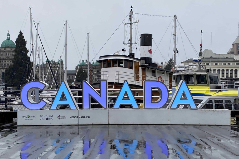 Vanuit Vancouver: Dagvullende tour Victoria met ferry ticket