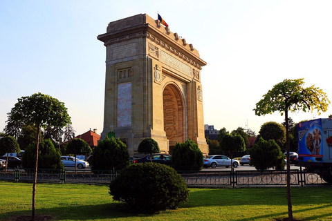 Bucharest city tour by car1 h city tour