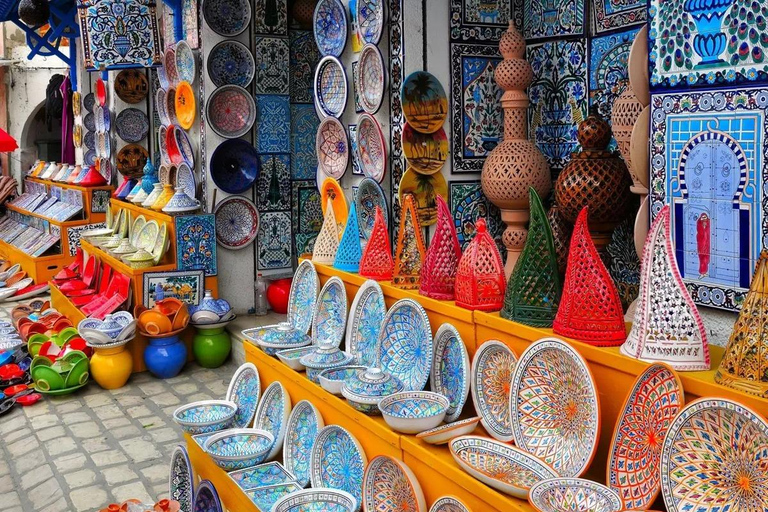 From Hammamet: Nabeul Market, Pottery Village & Kasbah Tour
