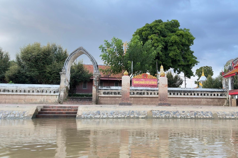 Von Ayutthaya aus: Einstündige Bootsfahrt mit dem Ayutthaya Heritage Boat RideAb Bangkok: River City Bangkok Tour am Nachmittag