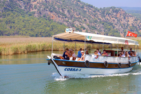Marmaris: Turtle Beach, Mud Bath and Thermal Pool By Boat Marmaris Turtle Beach Tour w/Boat