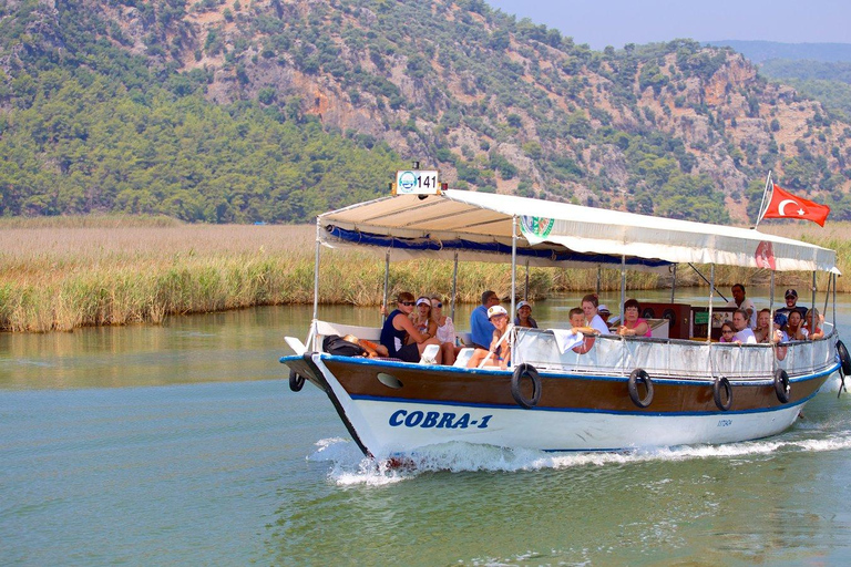 Marmaris: Turtle Beach, Mud Bath and Thermal Pool By Boat Marmaris Turtle Beach Tour w/Boat
