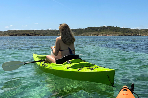 Menorca: Guided kayak tour of Mongofre and Addaia Bay