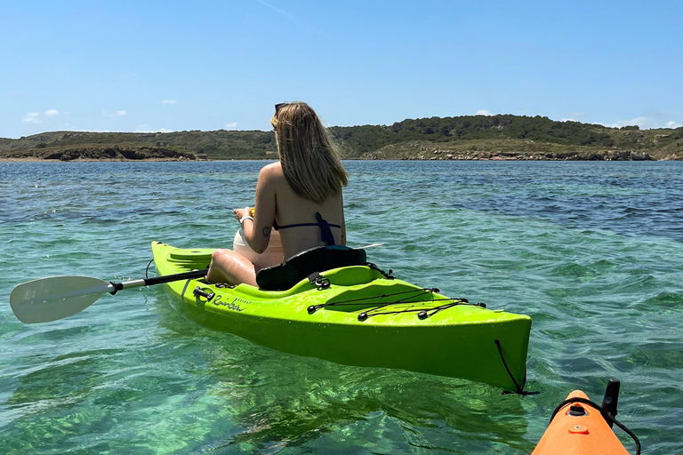 Menorca: Guided kayak tour of Mongofre and Addaia Bay