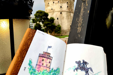 Thessaloniki: City Sketching Tour with French Artist