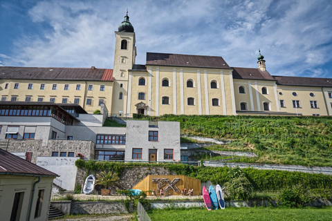 Lambach: Raft, kayak, or SUP river tour through Traun Gorge – Natura 2000 Dream Gorge with rafting boat, kayak, stand-up paddle board / TraunXperience