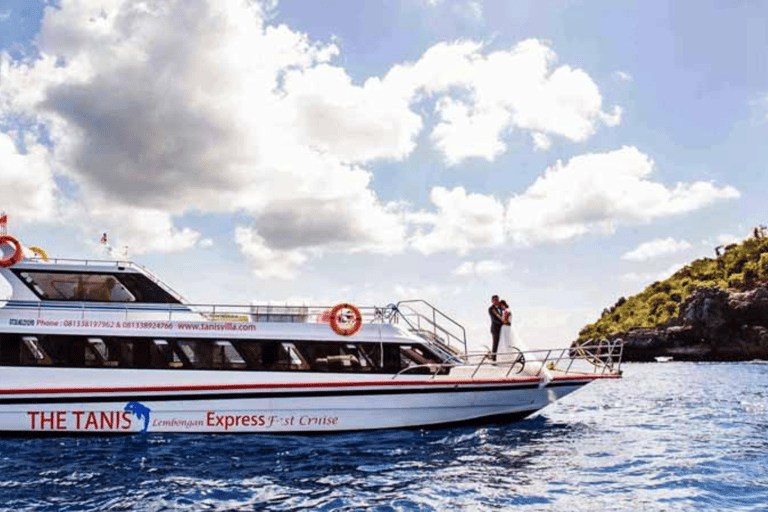 Sanur : Nusa Penida et Nusa Lembongan en bateau rapideDe Sanur à Nusa Penida avec Idola Express