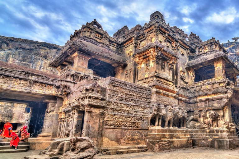 Viaje asequible en taxi desde Aurangabad a las cuevas de Ajanta y Ellora