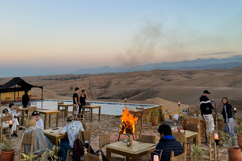 Pase de un día en el desierto de Agafay : Piscina y almuerzo