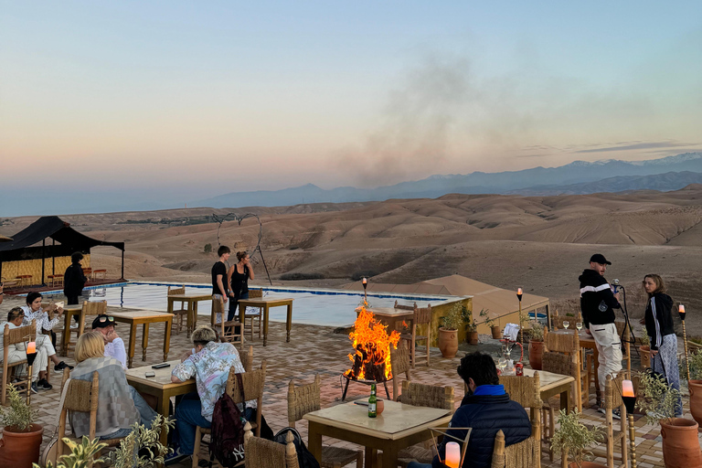 Pase de un día en el desierto de Agafay : Piscina y almuerzo