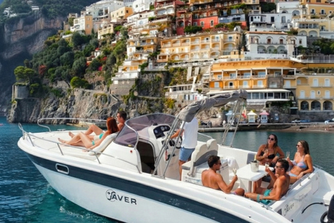 From Salerno: Boat Tour with Swim Stop and Visits to Amalfi and Positano Salerno: Cruise with a swim stop and Amalfi and Positano