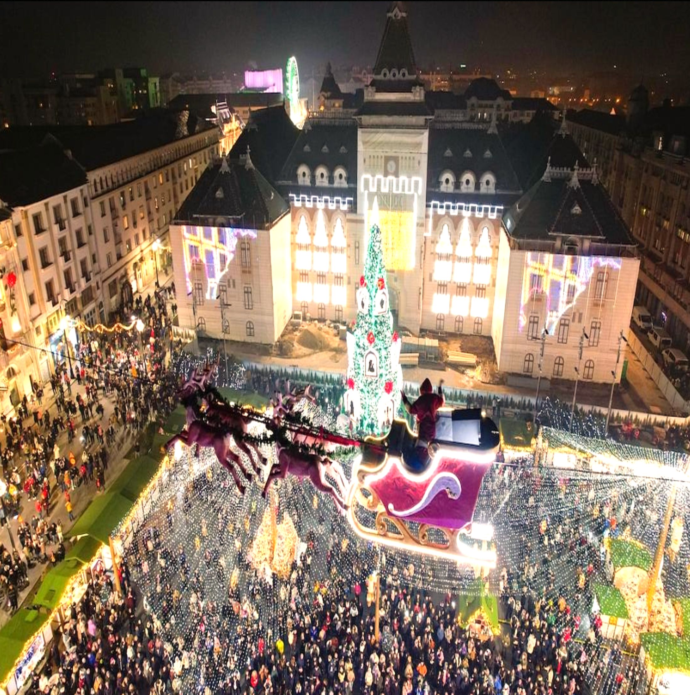 Bukarest: Geführte Live-Tour zum Weihnachtsmarkt in Craiova