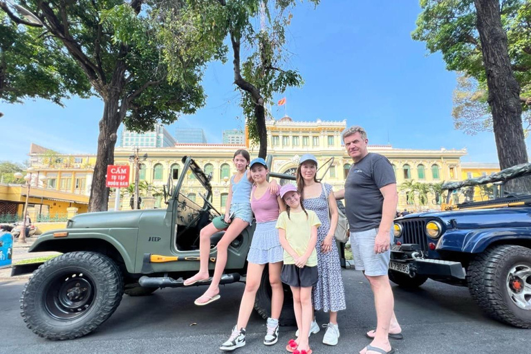 Explore Ho Chi Minh City In Half Day By Jeep Car Group Tour