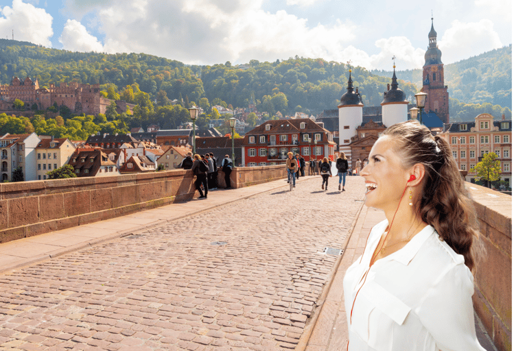 Heidelberg en 1 Día: Tour a pie con guía digital15 € - ticket de entrada dúo